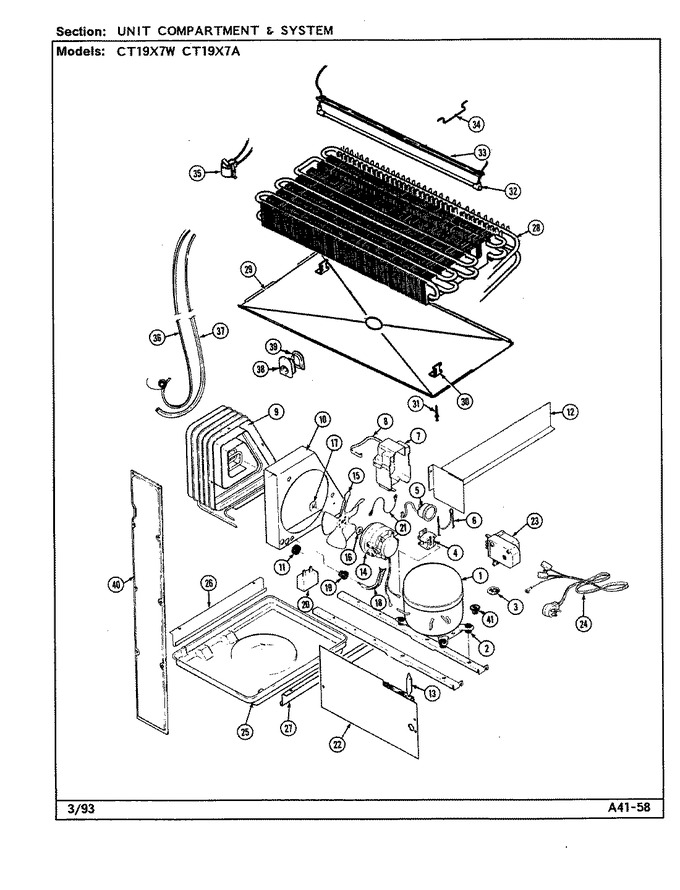 Diagram for CT19X7W (BOM: DE64A)