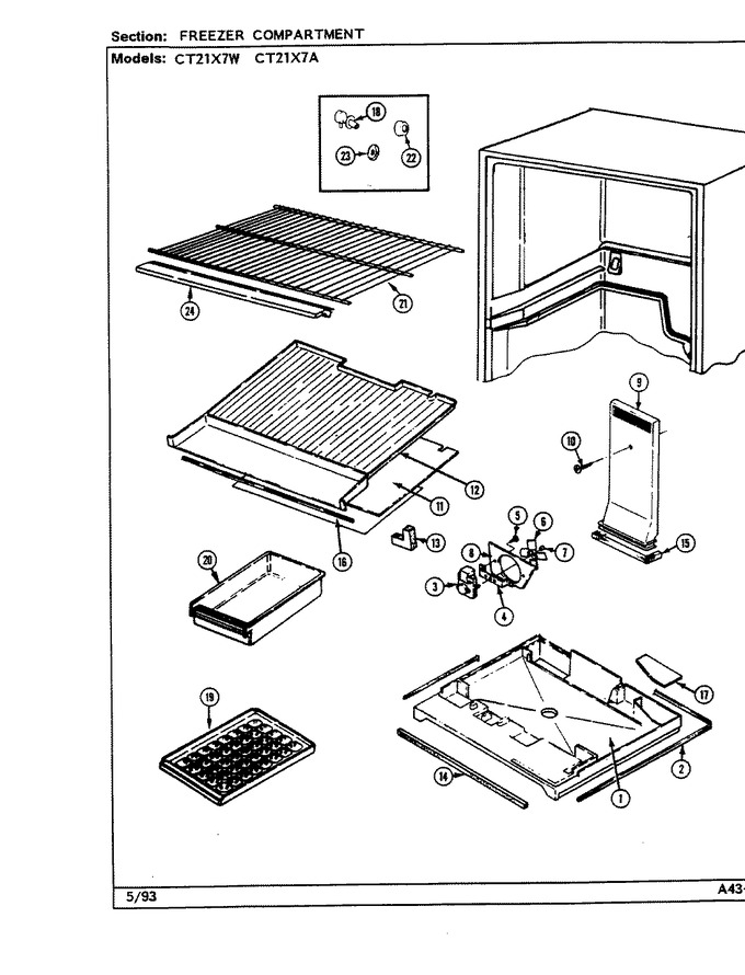 Diagram for CT21X7W (BOM: DD67A)