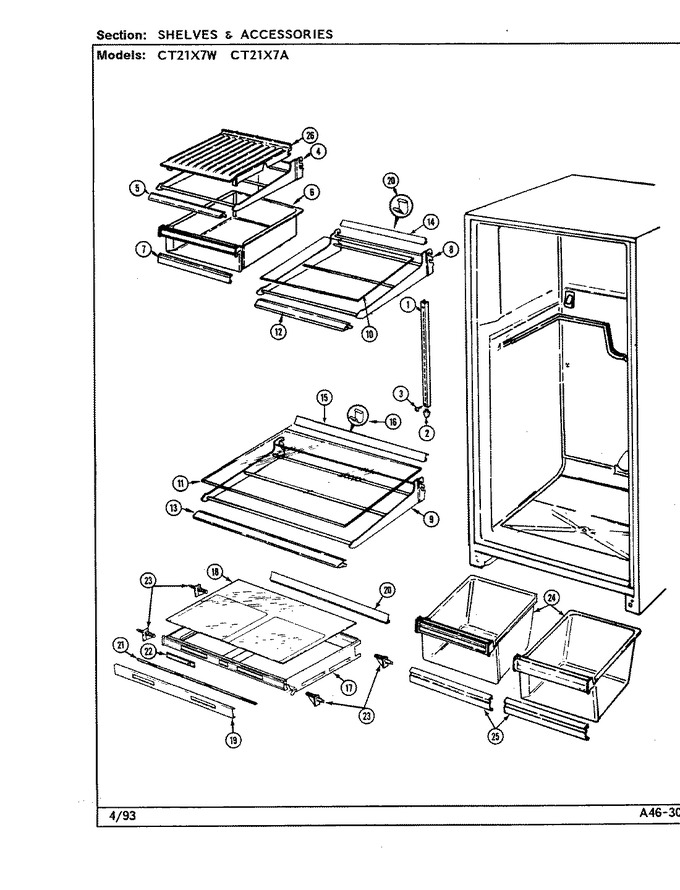 Diagram for CT21X7A (BOM: DD68A)