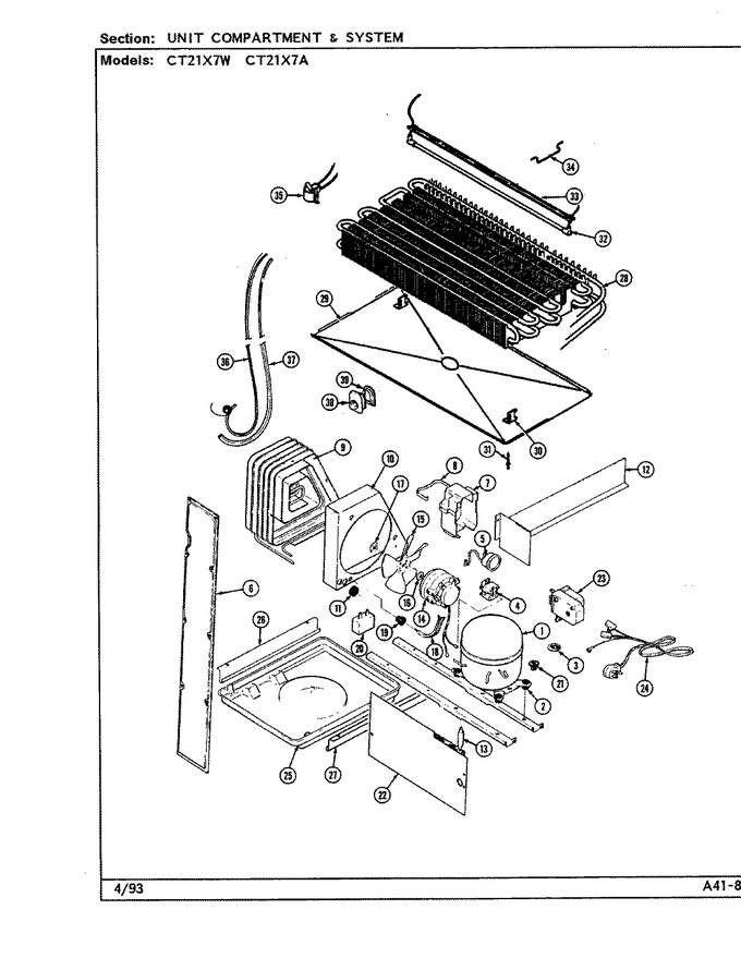 Diagram for CT21X7A (BOM: DD68A)