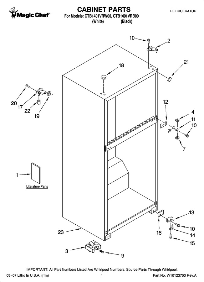 Diagram for CTB1401VRB00