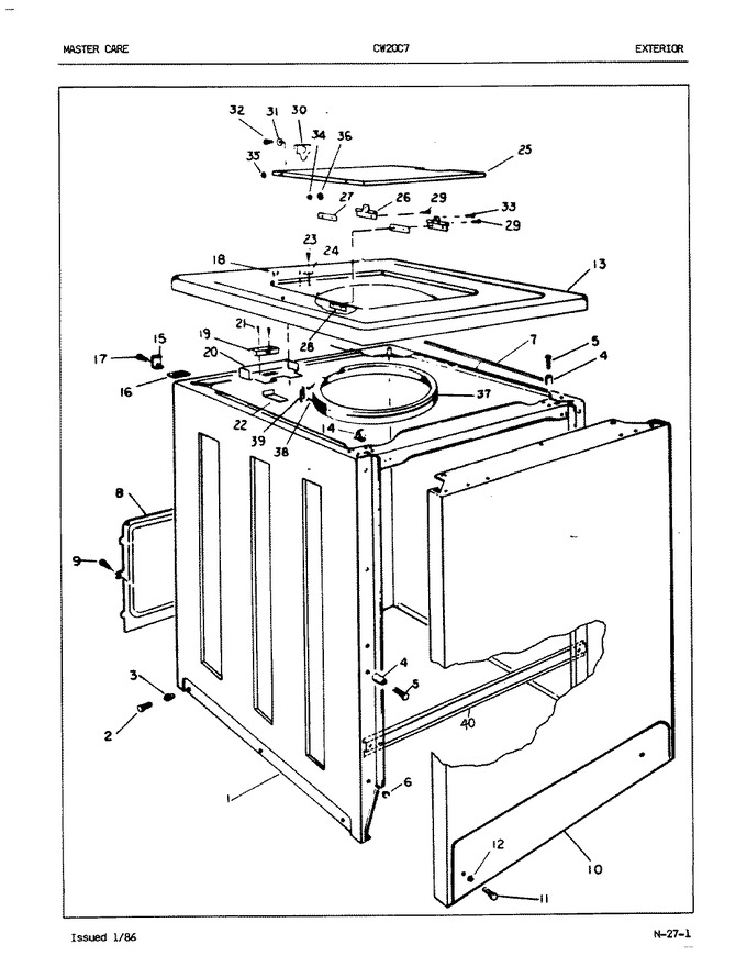 Diagram for CW20C7W