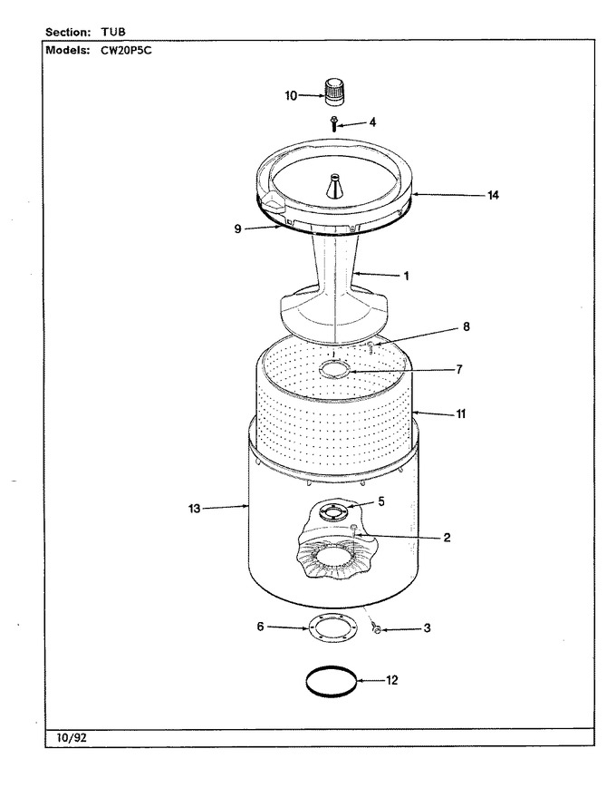 Diagram for CW20P5WC