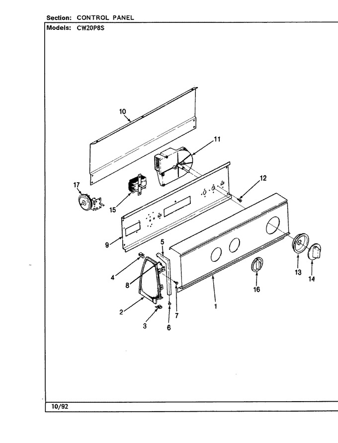 Diagram for CW20P8WS