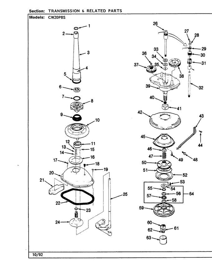 Diagram for CW20P8WS