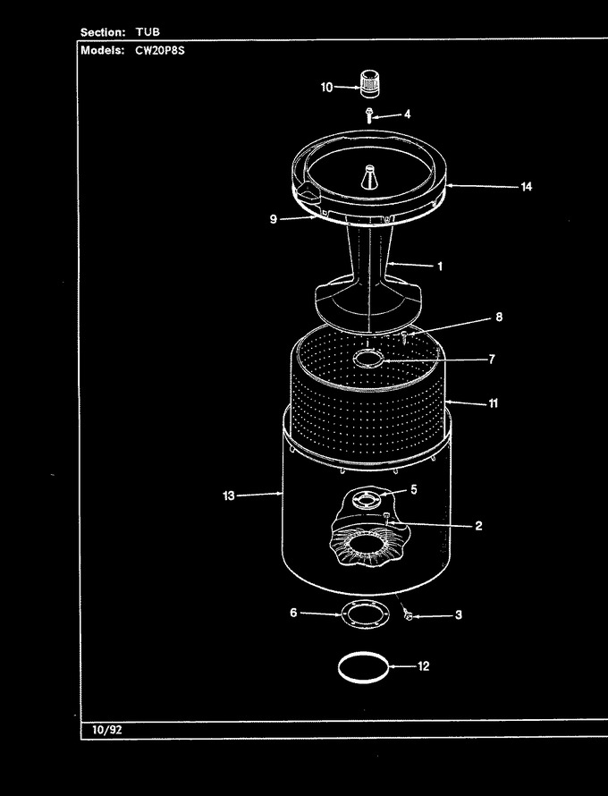 Diagram for CW20P8HS