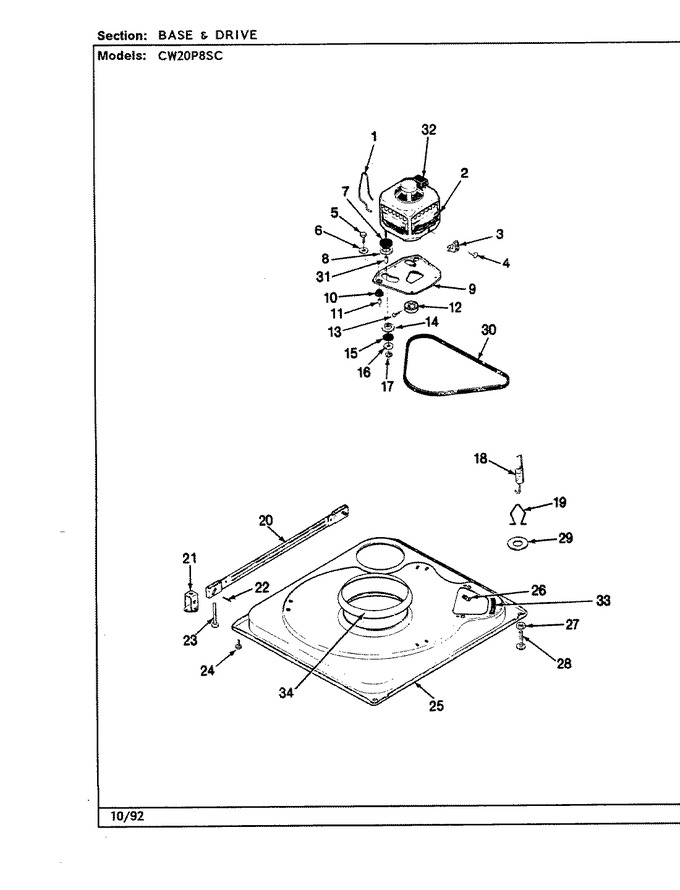 Diagram for CW20P8WSC