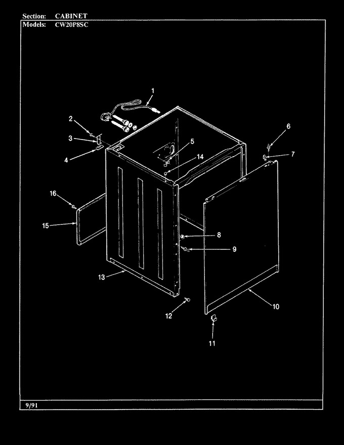 Diagram for CW20P8WSC