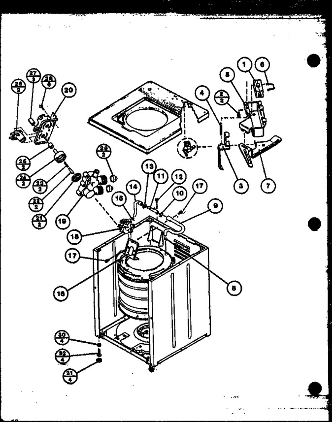 Diagram for CW2502W (BOM: P1128409W W)