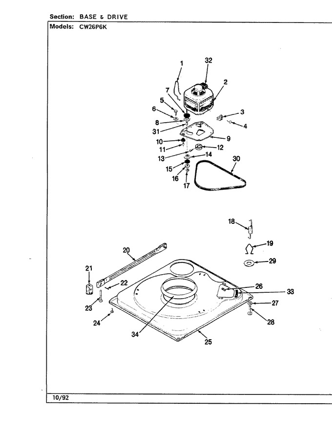Diagram for CW26P6KW