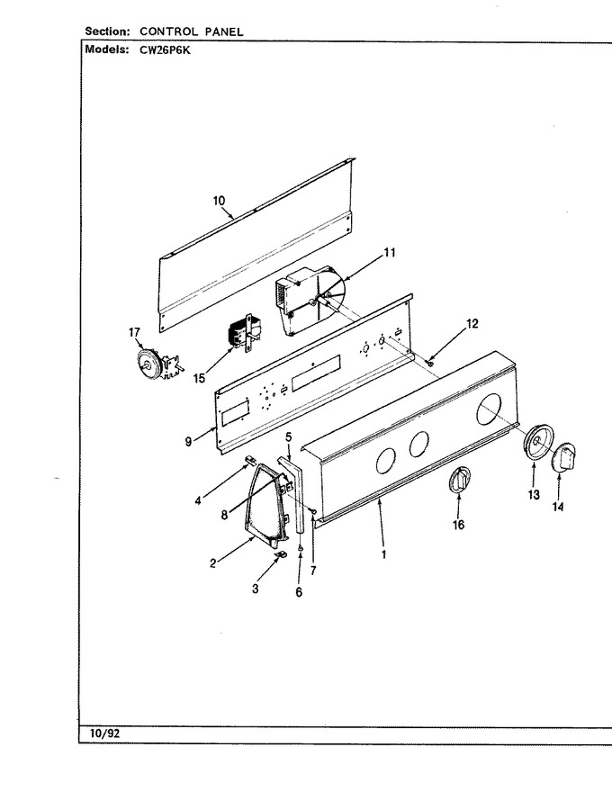 Diagram for CW26P6KW