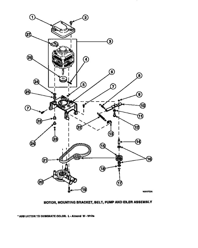 Diagram for LW3503L2 (BOM: PLW3503L2 A)