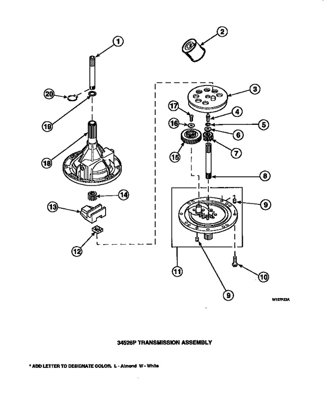 Diagram for LW3502L2 (BOM: PLW3502L2 A)