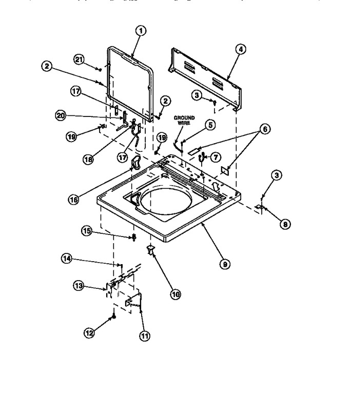 Diagram for LW3502W2 (BOM: PLW3502W2 B)
