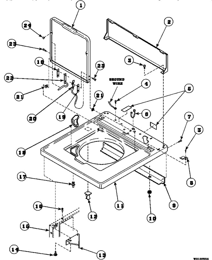 Diagram for LW6001W2 (BOM: PLW6001W2A)