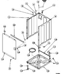 Diagram for 08 - Front Panel, Base Assy And Cabinet Assy
