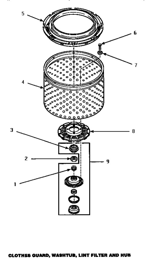 Diagram for LW4603W (BOM: P1163403W W)