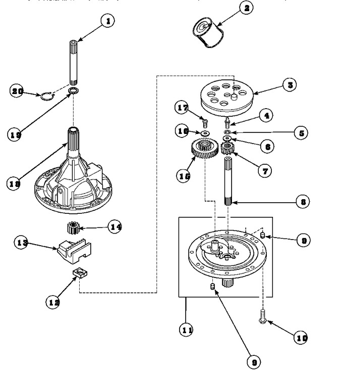 Diagram for LW6111WB (BOM: PLW6111WB B)