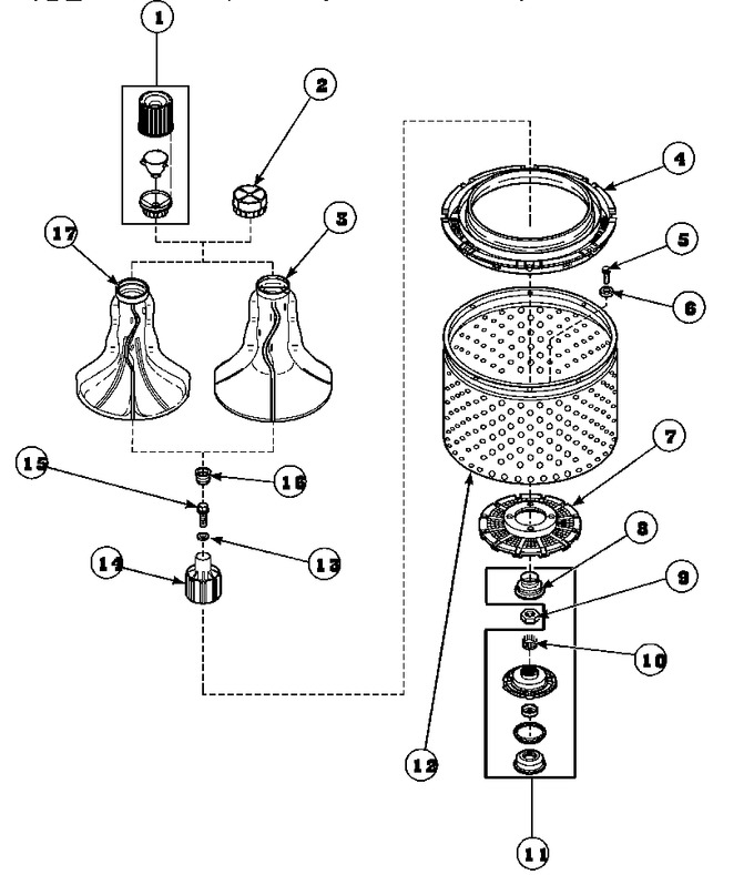 Diagram for LW6163WM (BOM: PLW6163WM B)