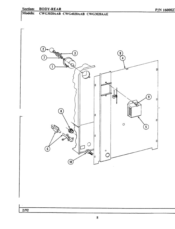Diagram for CWG3020AAB