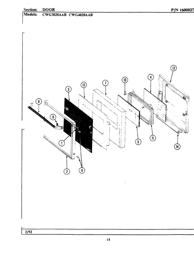 Diagram for CWG4020AAB