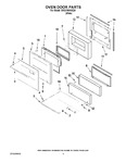 Diagram for 02 - Oven Door Parts
