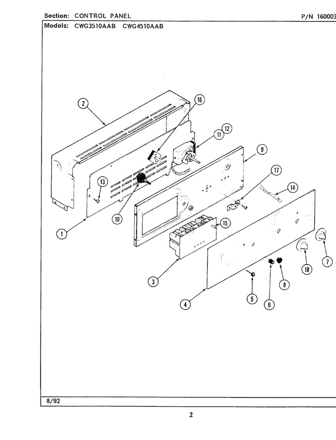 Diagram for CWG3510AAB