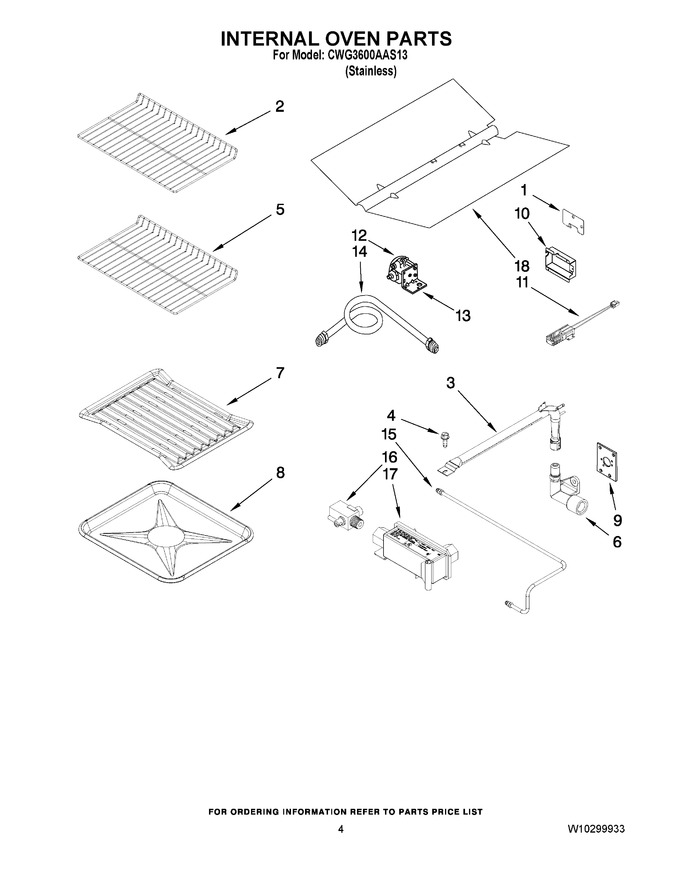 Diagram for CWG3600AAS13