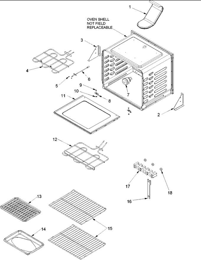 Diagram for DCF4205AW (BOM: PDCF4205AW0)