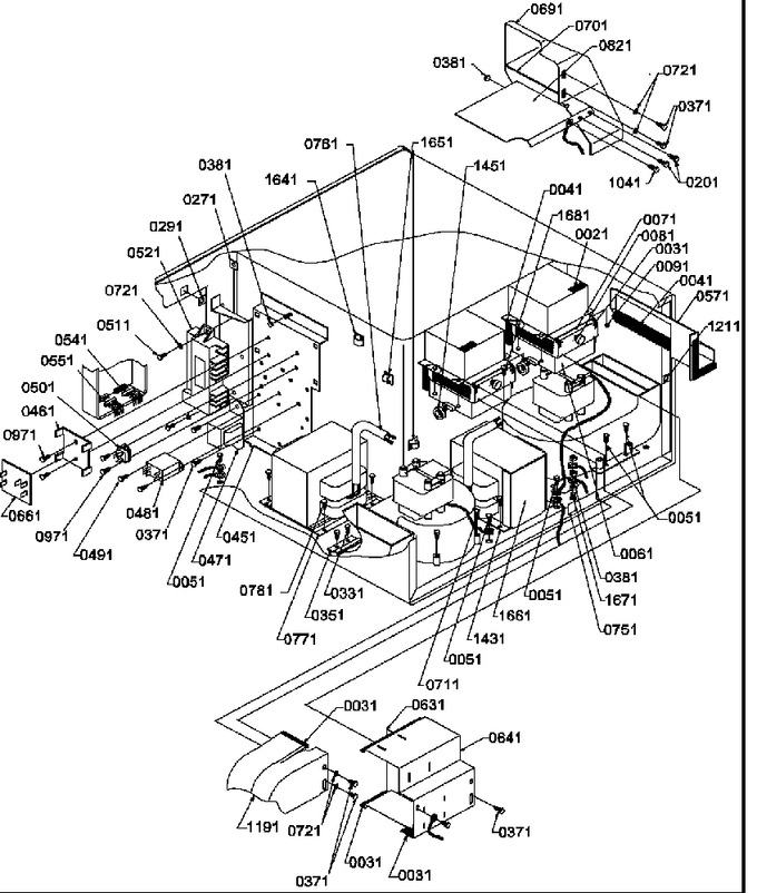 Diagram for DE1200D (BOM: P1300502M)