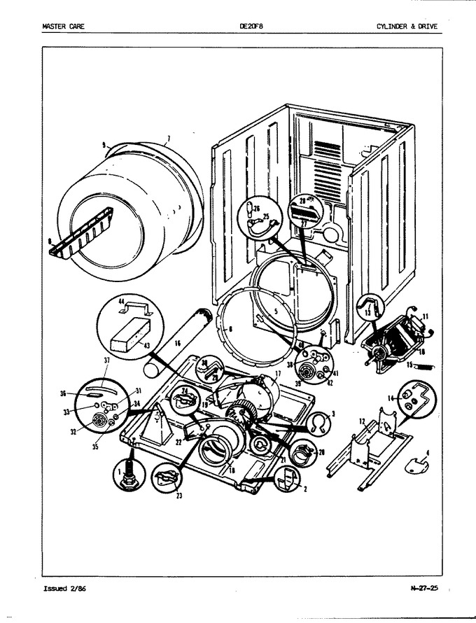 Diagram for DE20F8WW