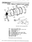 Diagram for 09 - Door, Tumbler, Tumbler Front & Back