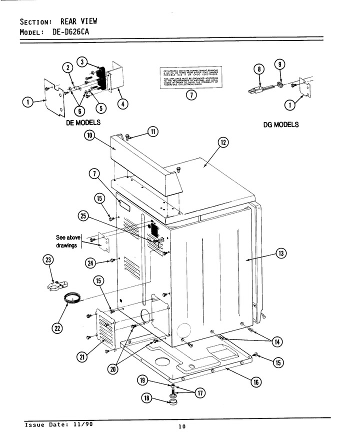 Diagram for LDE26CA