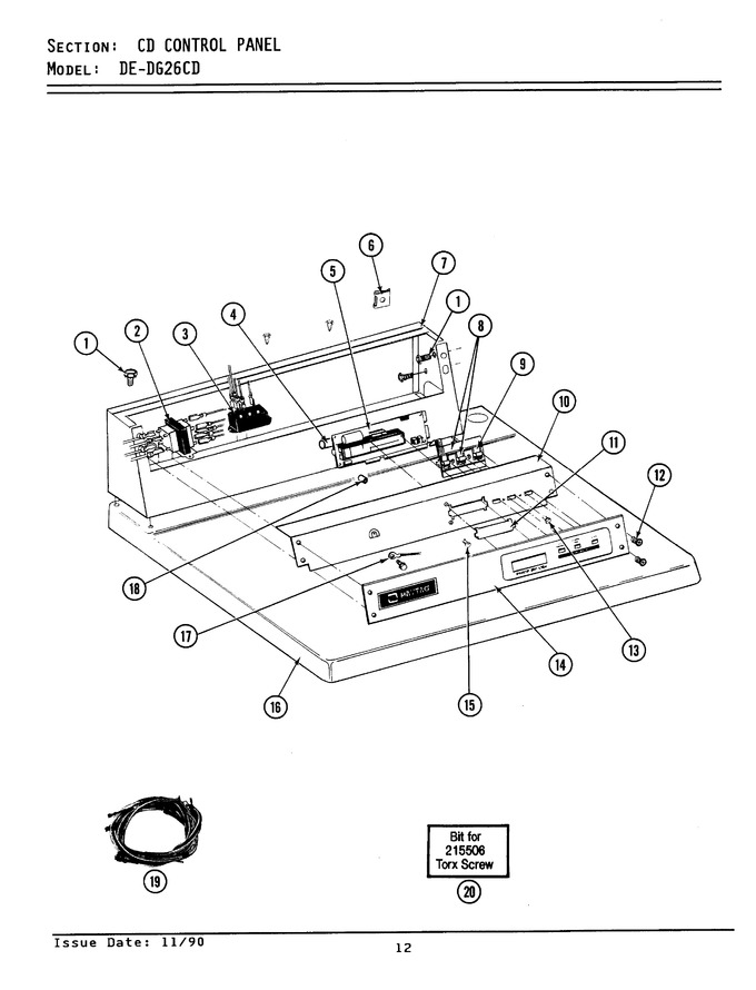 Diagram for GDG26CD