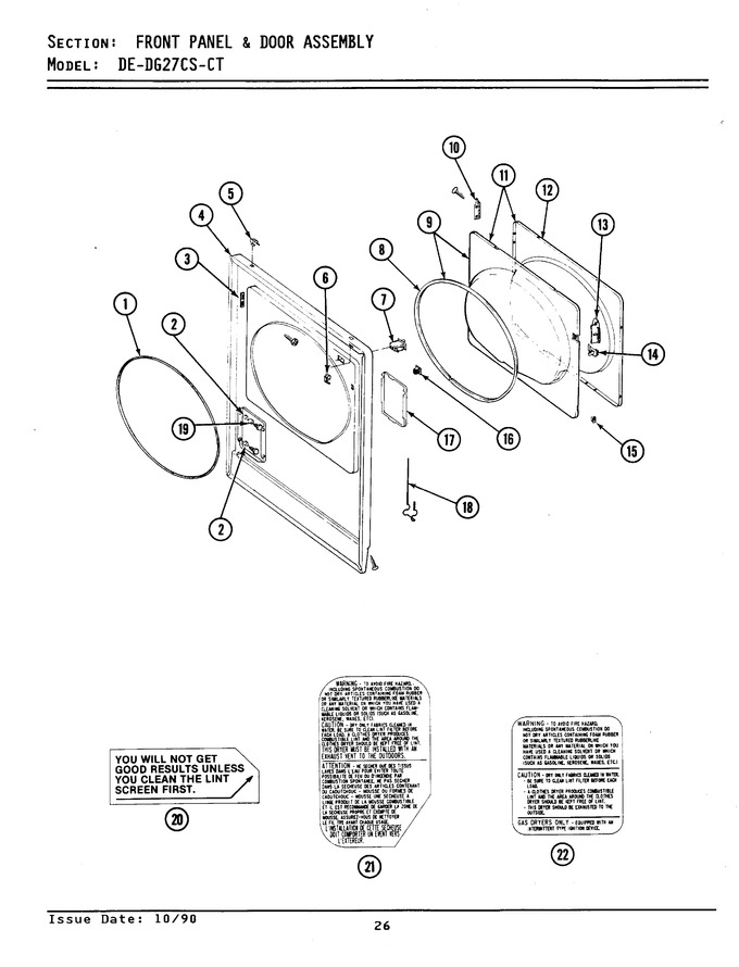 Diagram for LDG27CT