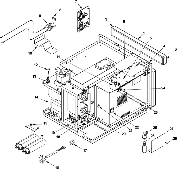 Diagram for UC18E2 (BOM P1331244M)