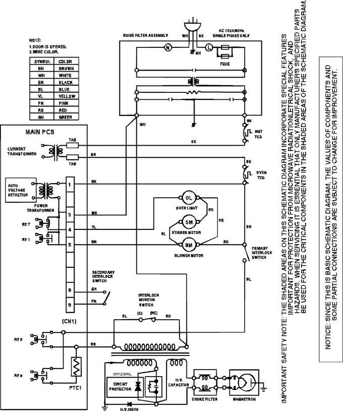 Diagram for RCS10MPA (BOM: P1330202M)