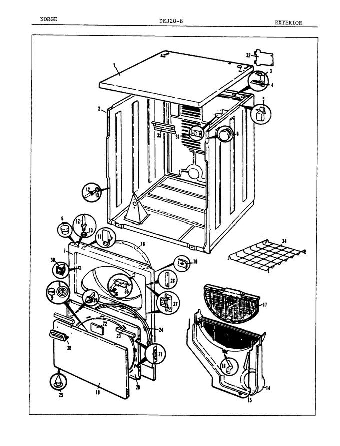 Diagram for DEJ208W
