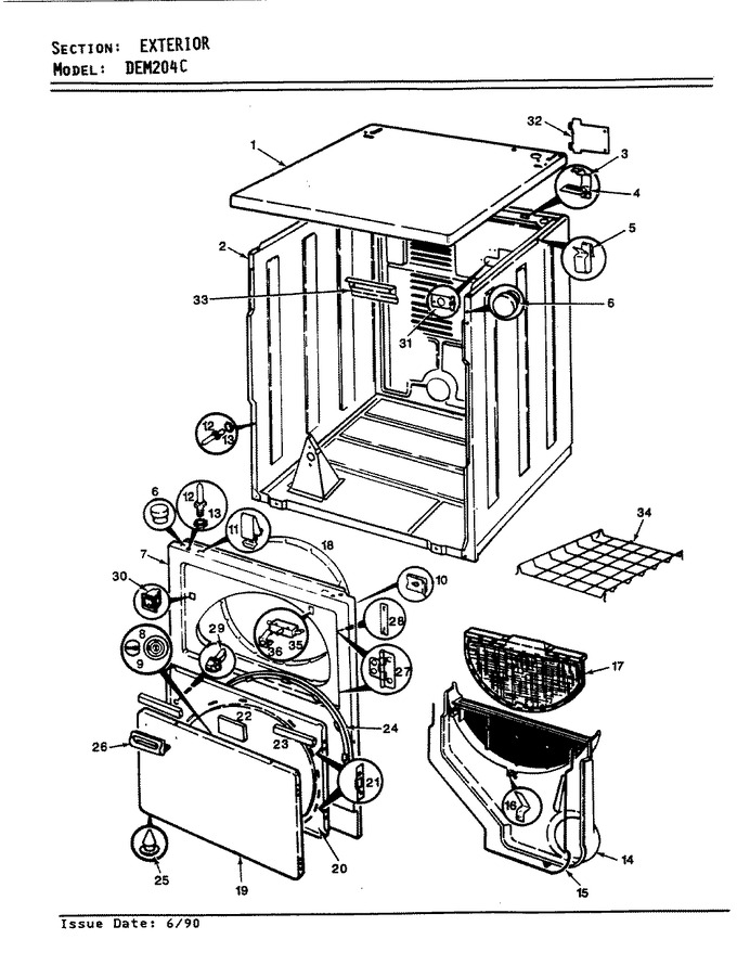 Diagram for DEM204WC