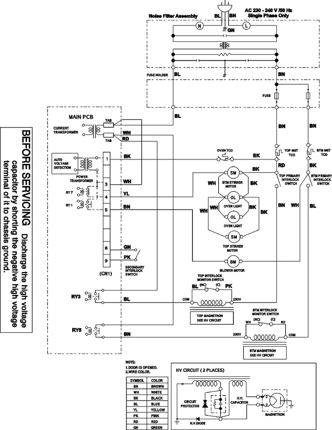 Diagram for RFS518S (BOM: P1330216M)