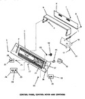 Diagram for 10 - Control Panel, Control Hood & Controls