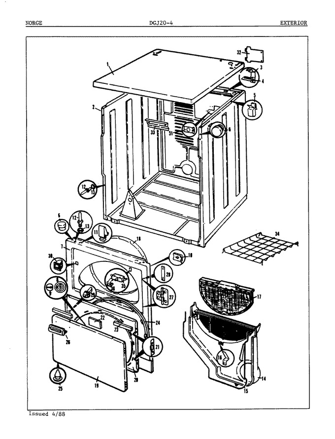 Diagram for DGJ204W