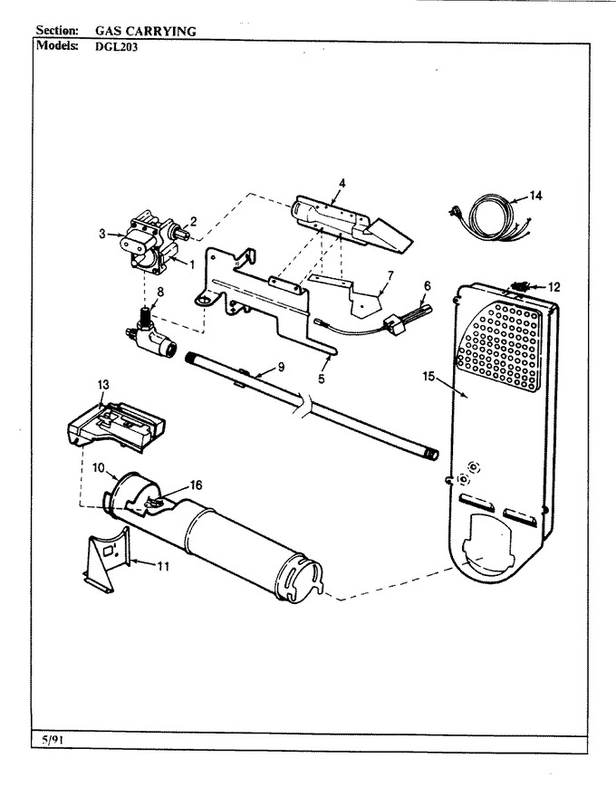 Diagram for DGL203W