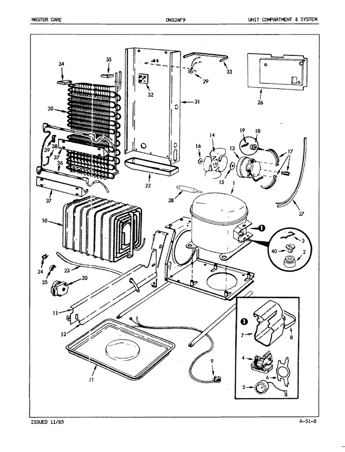 Diagram for DNS24F9 (BOM: 5L49A)