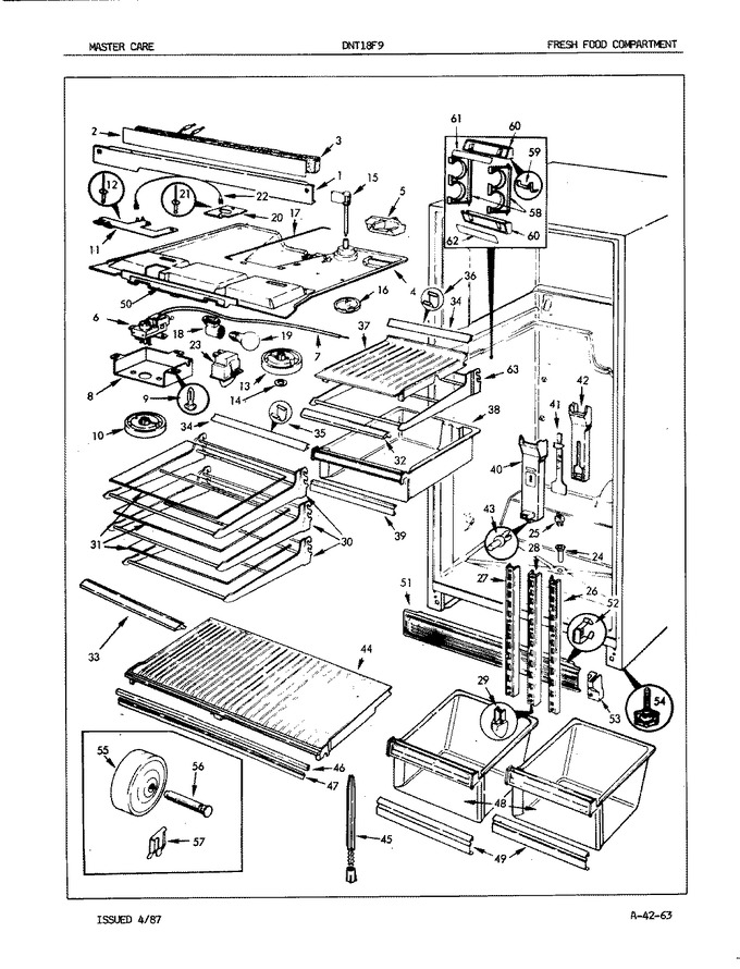 Diagram for DNT18F9A (BOM: 5B64A)