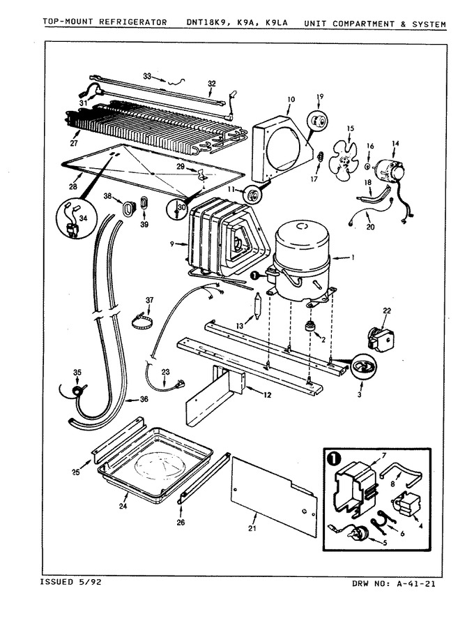 Diagram for DNT18K9LA (BOM: 9A14B)