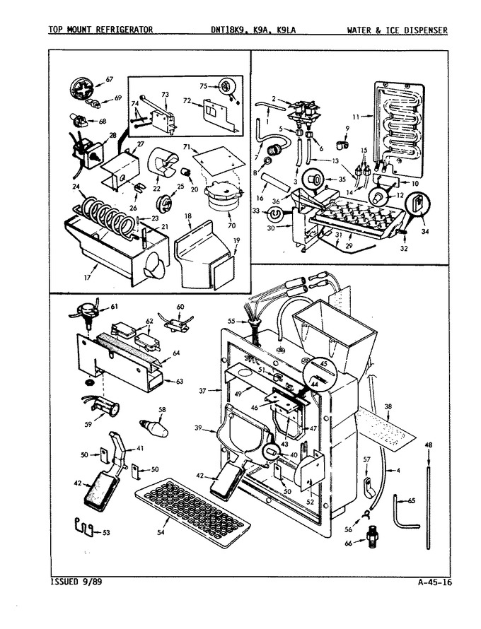 Diagram for DNT18K9LA (BOM: 9A14B)