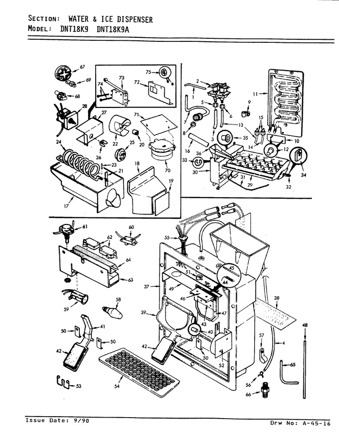 Diagram for DNT18K9A (BOM: 9A93A)