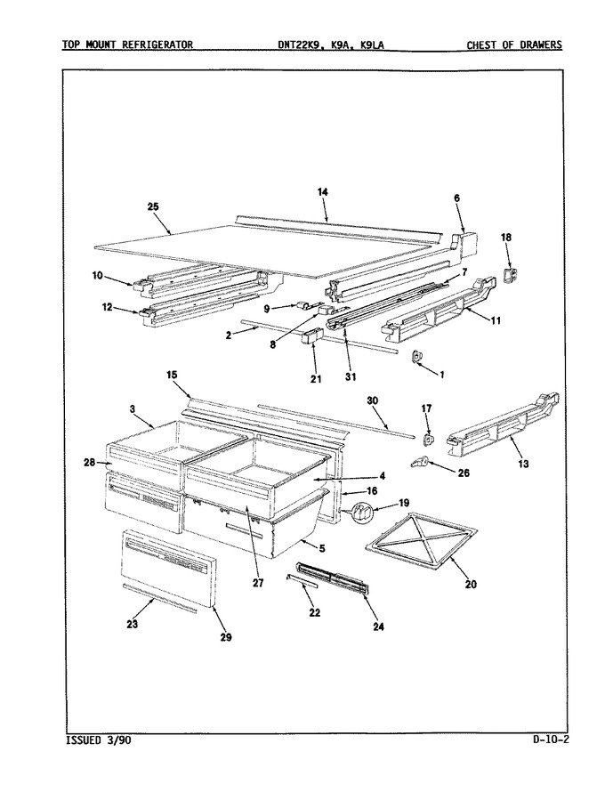 Diagram for DNT22K9A (BOM: 9A15A)
