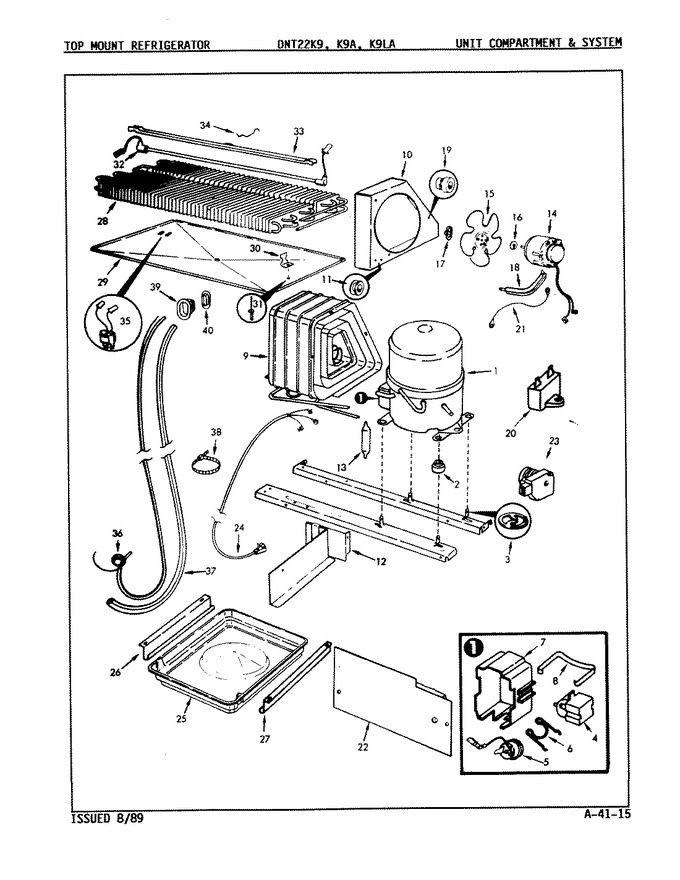 Diagram for DNT22K9LA (BOM: 9A98A)